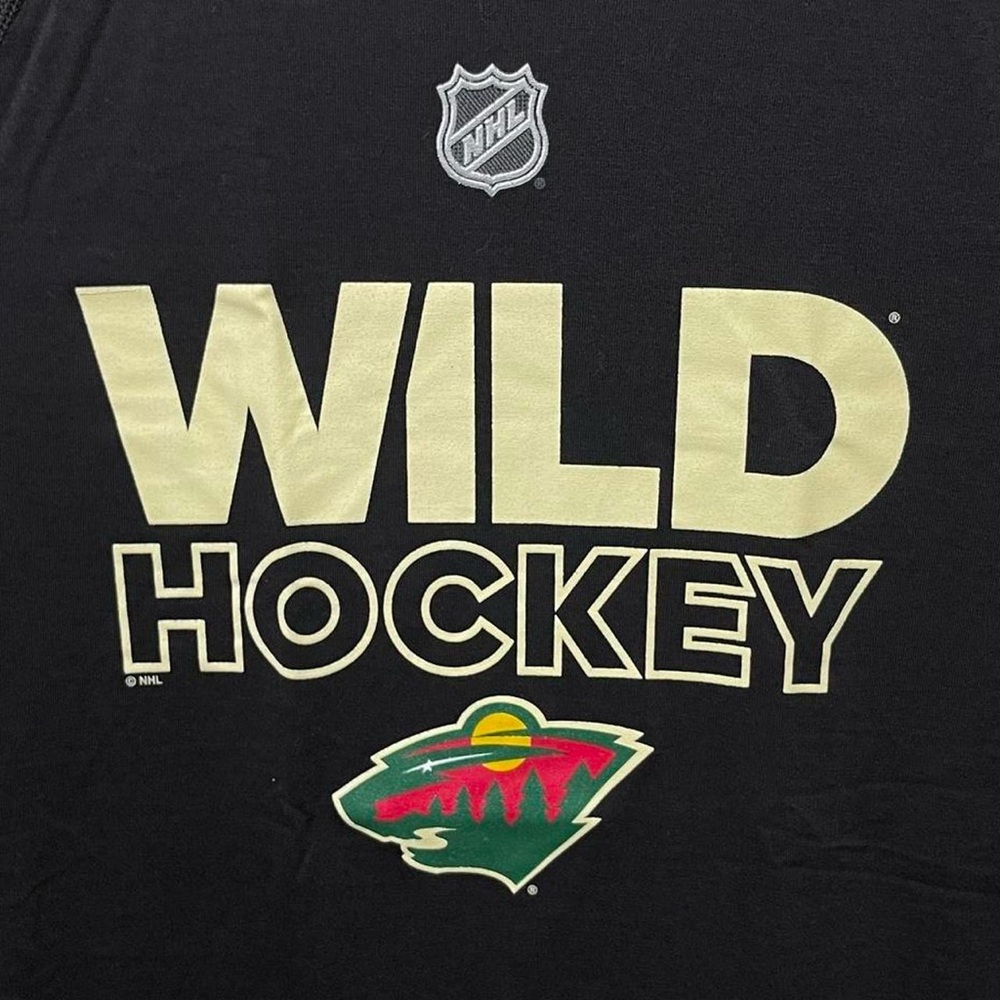 Minnesota wild NHL hockey team short sleeve crewneck casual pro sports T-shirt - Picture 2 of 5
